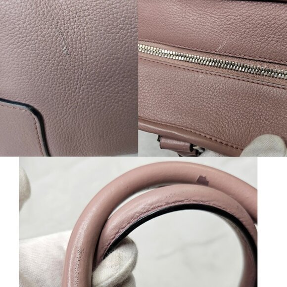 Authentic Loewe Calf Leather Amazona Bag in Mauve - Picture 8 of 16